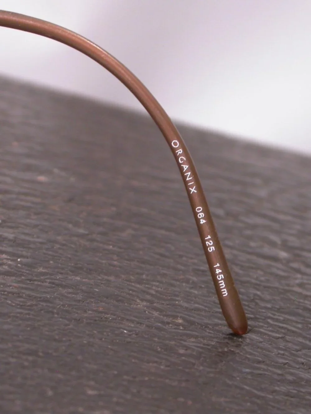 Organix Titanium Gold Bronze Eyeglasses Made in Japan